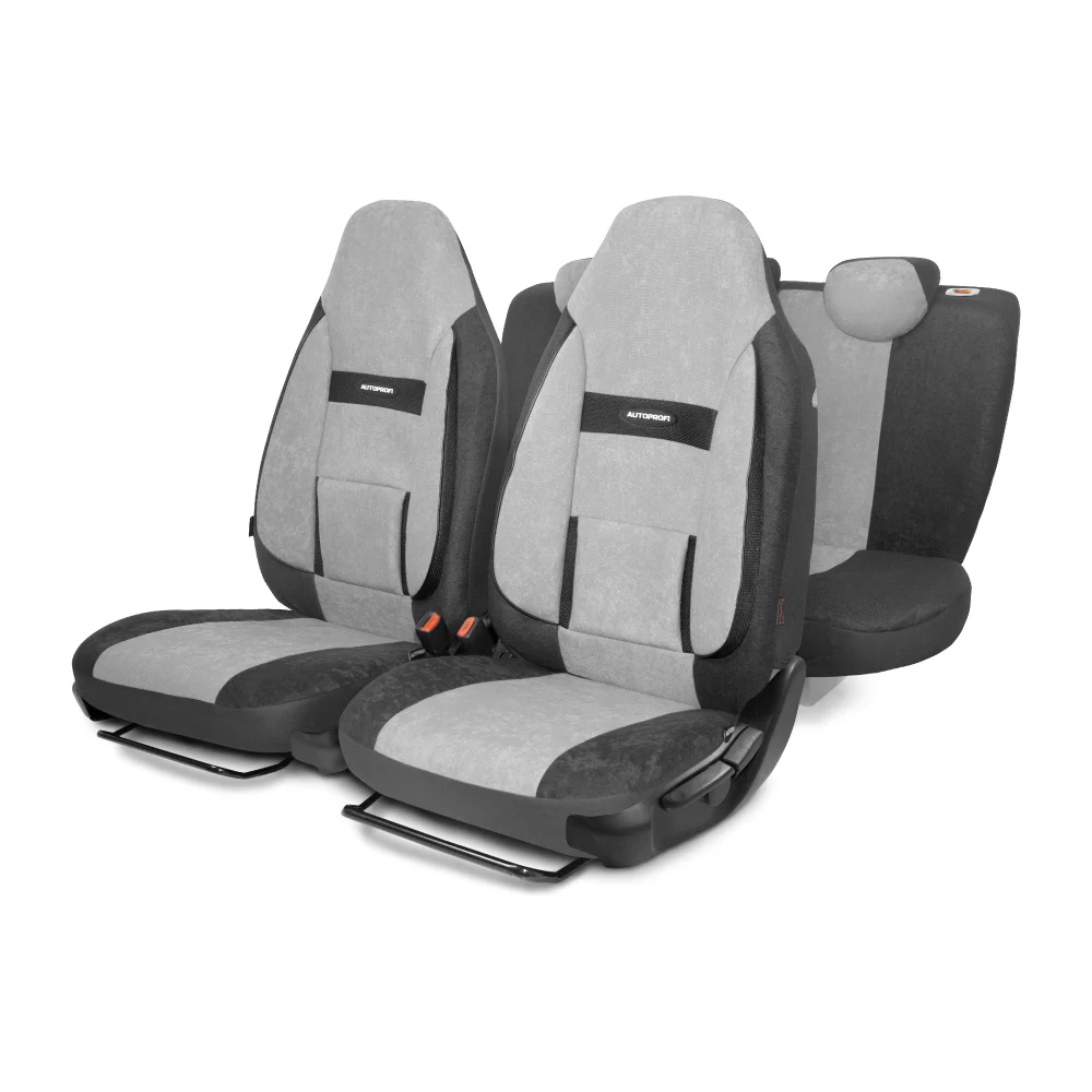 Авточехлы AUTOPROFI Comfort COM-1105H D.GY/L.GY