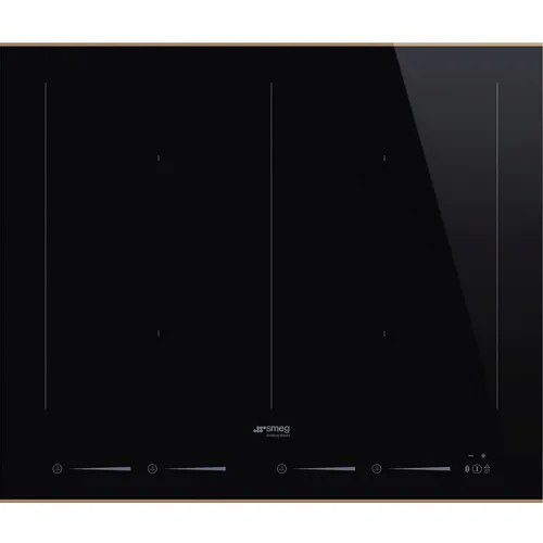 Индукционная варочная поверхность SMEG SIM6644R, конфорок: 4 шт., стеклокерамика, независимая, черный