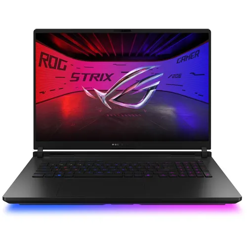 Ноутбук игровой ASUS ROG Strix Scar 18 G835LX-SA126W, 18", 2025, IPS, Intel Core Ultra 9 275HX 2.7ГГц, 24-ядерный, 64ГБ DDR5, 2ТБ SSD, NVIDIA GeForce RTX 5090 для ноутбуков - 24 ГБ, TGP 175Вт, Windows 11 Home, черный [90nr0lf1-m005s0]