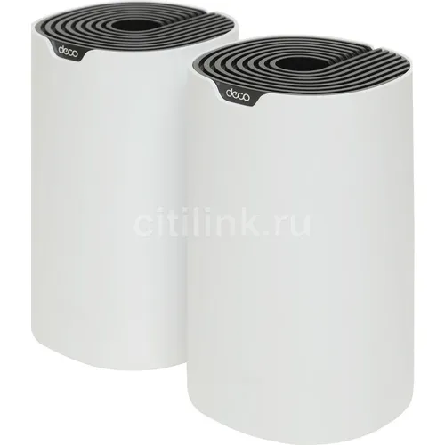 Бесшовный Mesh роутер TP-LINK Deco S7(2-pack), Wi-Fi 5, AC1900, 2.4/5ГГц, 3 WAN/LAN, белый, 2 шт. в комплекте
