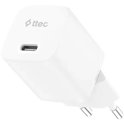 Сетевое зарядное устройство TTEC SmartCharger, USB-C, 30Вт, 3A, белый [2scg30b]