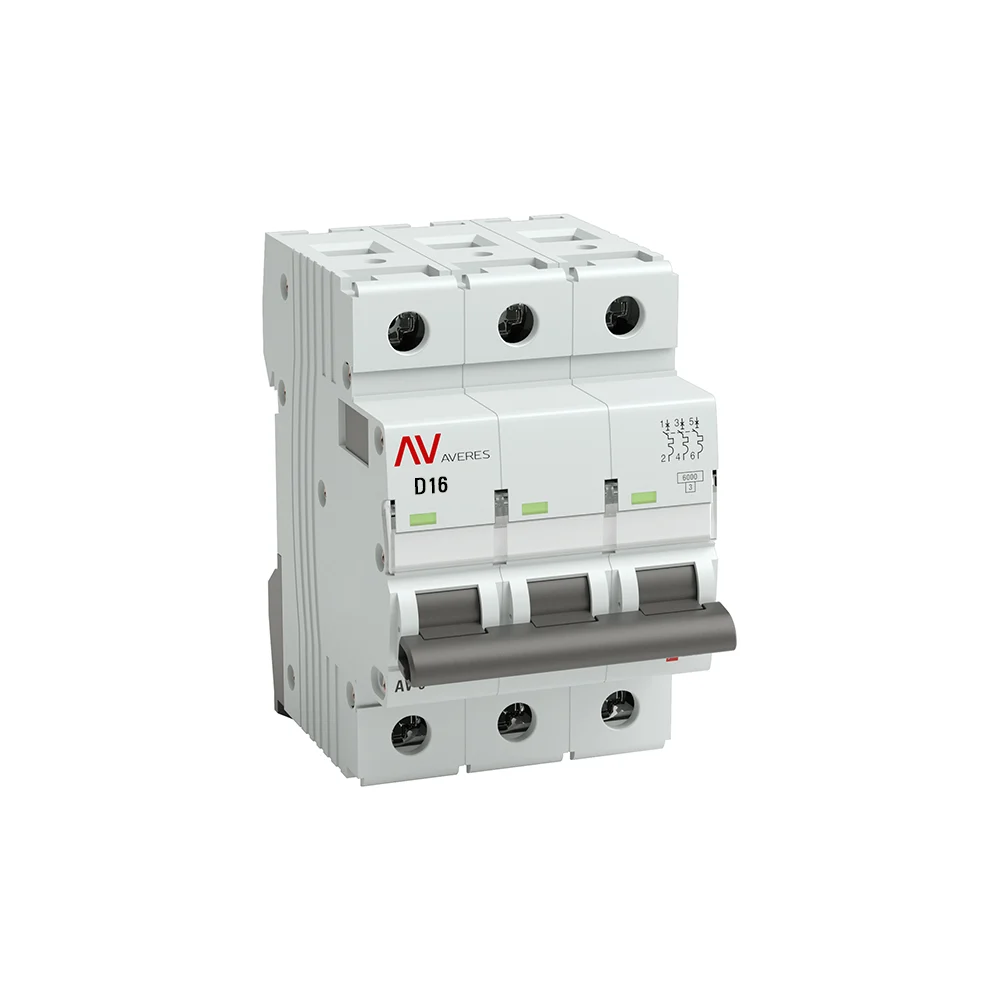 Автоматический выключатель EKF AVERES AV-10 mcb10-3-16D-av