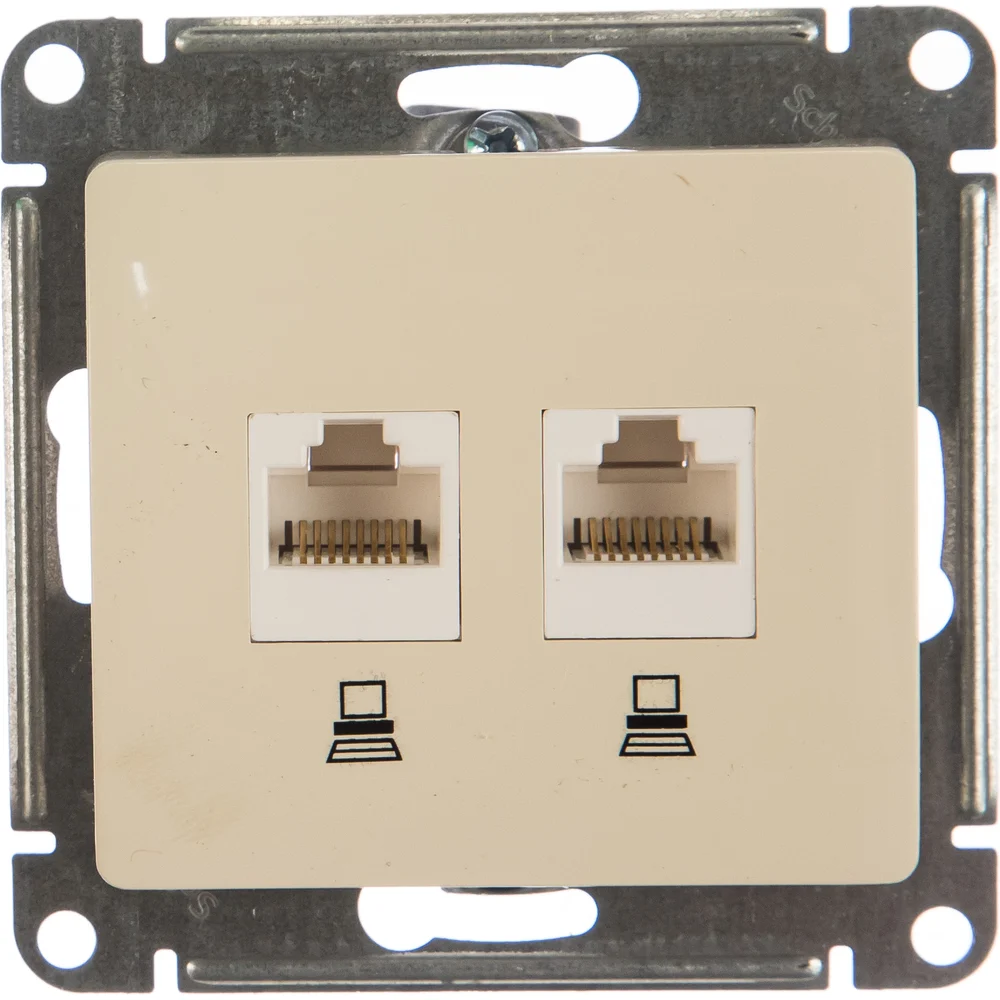 Компьютерная механизм розетки Systeme Electric Glossa GSL000285KK 463578