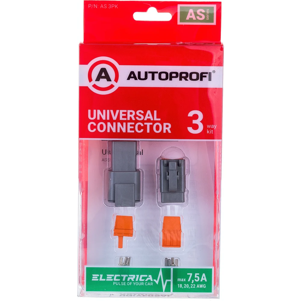 Универсальный коннектор AUTOPROFI ELECTRICA AS 3PK