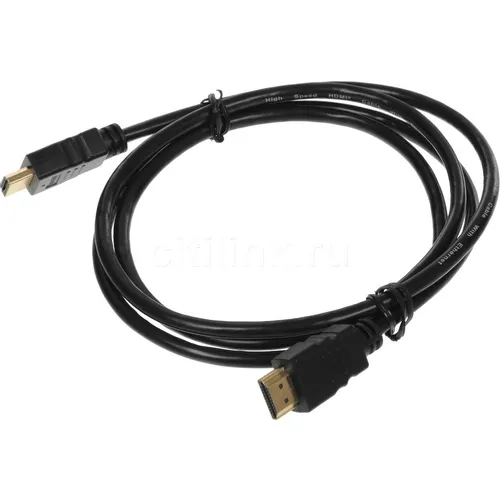 Кабель аудио-видео KINGPRICE KP-HDMI-v1.4-1.5m, HDMI (m) - HDMI (m), ver 1.4, 1.5м, GOLD, черный