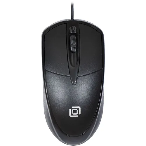 Мышь проводная Oklick 125M, оптическая, USB, 1200dpi, черный [1175317]