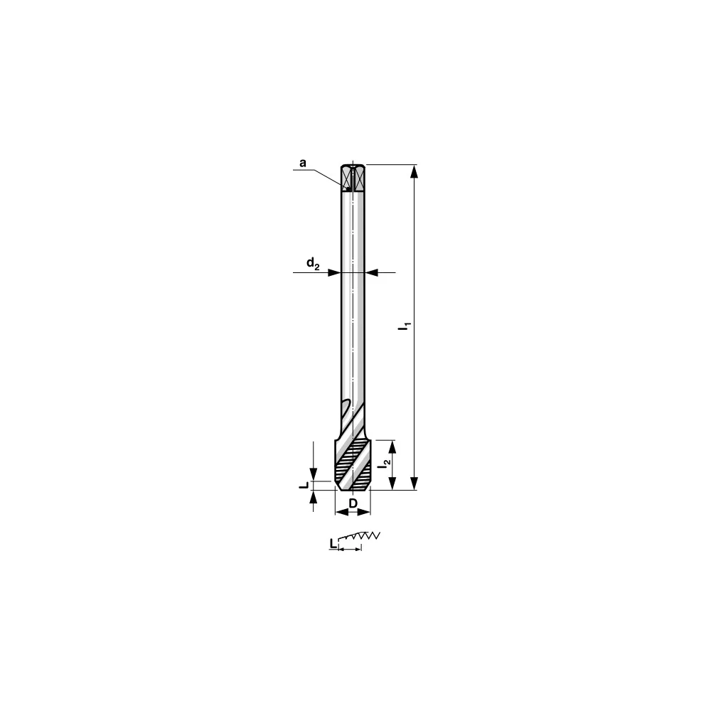 Машинный метчик Bucovice Tools 196120