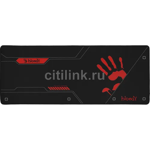 Коврик для мыши A4TECH Bloody BP-50L (L) черный/рисунок, ткань, 750х300х3мм