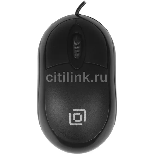 Мышь проводная Oklick 105S, оптическая, USB, 800dpi, черный [400941]