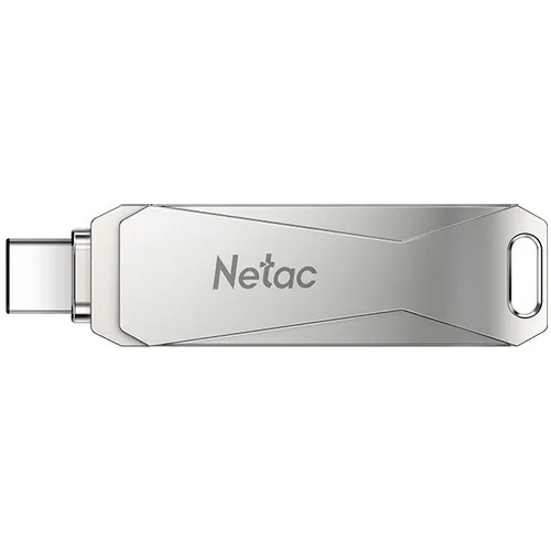 Флешка USB NETAC U782C 32ГБ, USB3.0, серебристый [nt03u782c-032g-32pn]