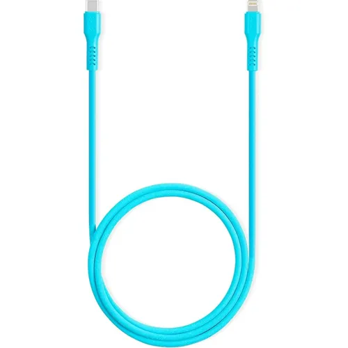 Кабель TTEC 2DK60NM, Lightning (m) - USB Type-C (m), 1.2м, голубой