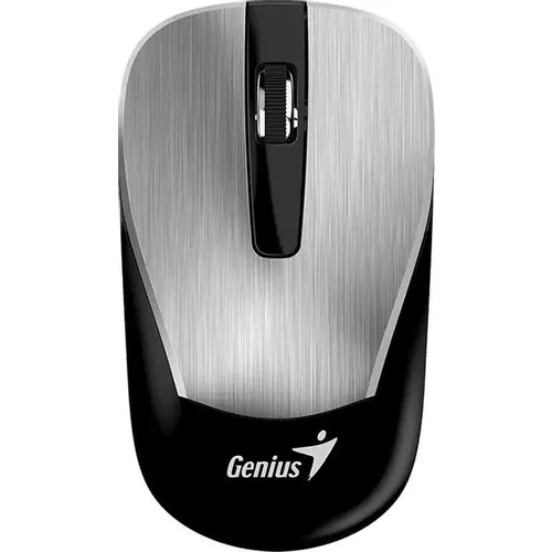 Мышь беспроводная Genius ECO-8015, радио, оптическая, USB, 1200dpi, серебристый [31030047401]