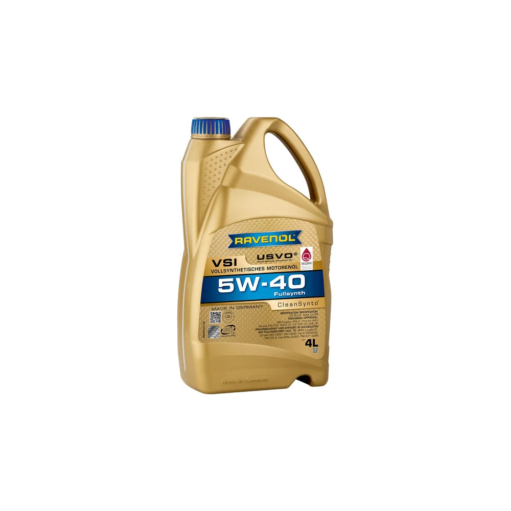 Моторное масло RAVENOL VSI SAE 5W-40, 4 л new 1111130-004-01-999