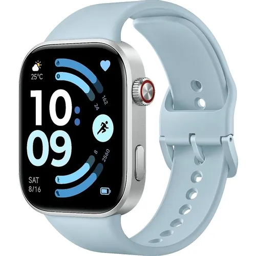 Смарт-часы Xiaomi Redmi Watch 6, 2.07", голубой/серебристый
