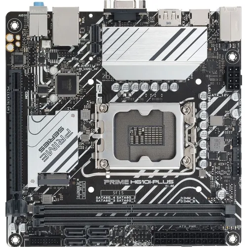 Материнская плата ASUS PRIME H610I-PLUS-CSM, Socket LGA 1700, Intel H610, mini-ITX, Ret