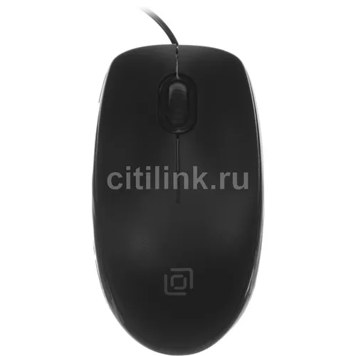 Мышь проводная Oklick 195M for business, оптическая, USB, 1200dpi, черный [m218 black]