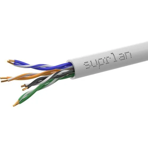 Кабель сетевой информационный SUPRLAN Premium, кат.5E, 305м, серый [01-0313-5]