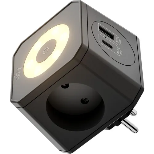 Сетевой разветвитель AGNI TP-WJ2U3E-L, черный [tp-wj2u3e-l-black]