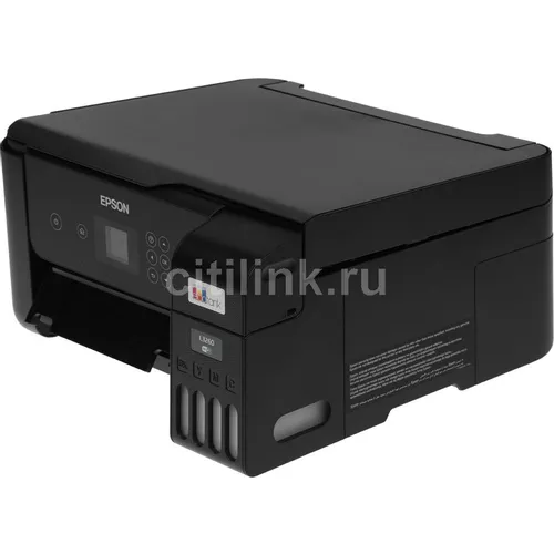 МФУ струйное Epson L3260 цветная печать, A4, с СНПЧ, черный [c11cj66409/507/511/414/k58507]