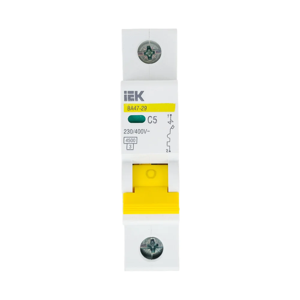 Автомат IEK ВА47-29 1п, C, 5А, 4.5кА MVA20-1-005-C