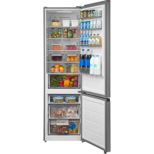 Холодильник двухкамерный Midea MDRB509FGF46ID инверторный, нержавеющая сталь