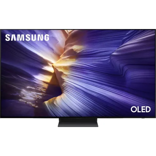 65" Телевизор Samsung QE65S90FAEXRU OLED, 4K Ultra HD, СМАРТ ТВ, Tizen OS, черный графит