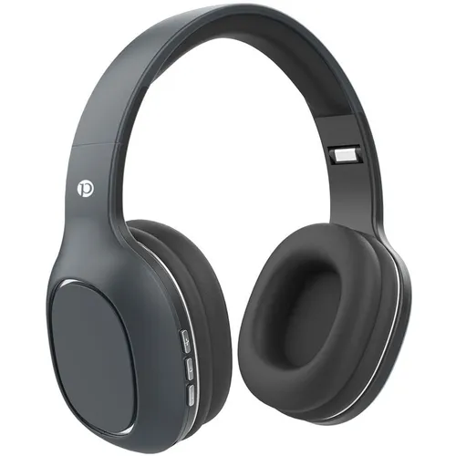 Наушники PERO BH04, Bluetooth, мониторные, серый [pwh-bh04gr]