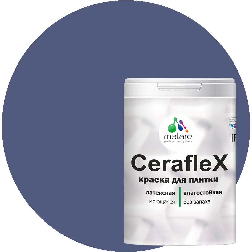 Латексная краска для кафельной и керамической плитки MALARE Ceraflex 2036773232919