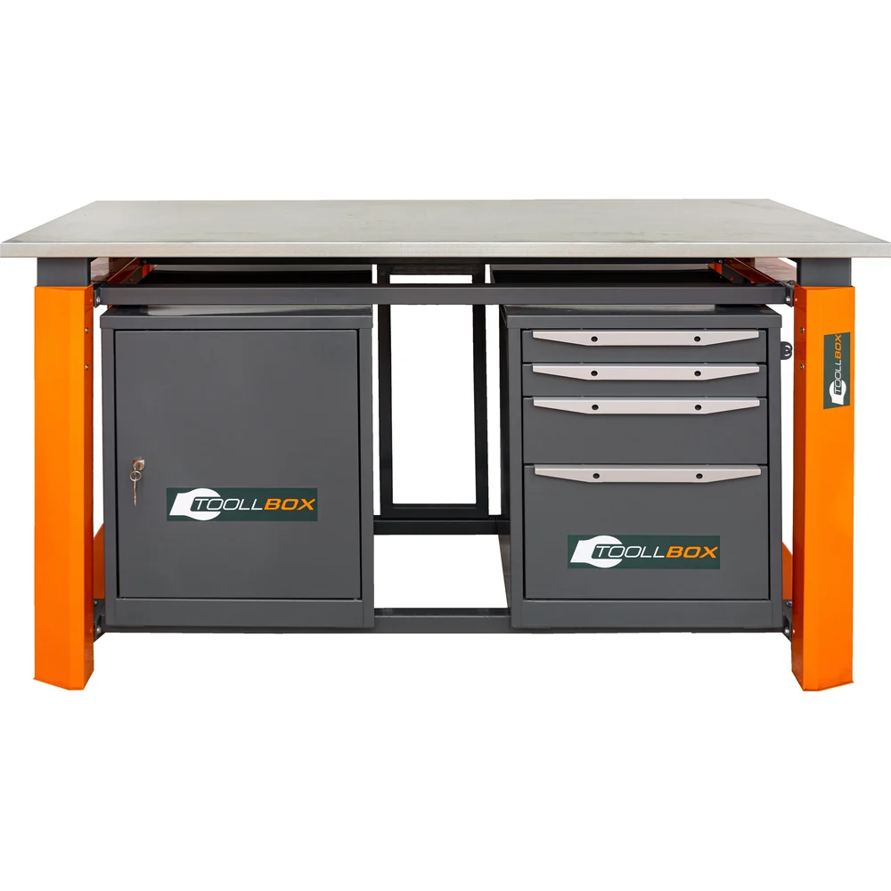 Двухтумбовый верстак Toollbox TBP1800 (TB0-TB4)