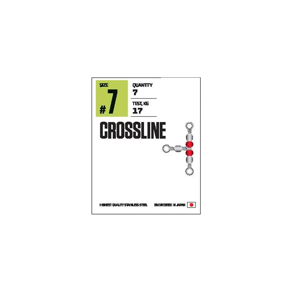 Трехсторонние вертлюги с бусинами Lucky John LJ Pro Series CROSLINE 016 LJP5109-016