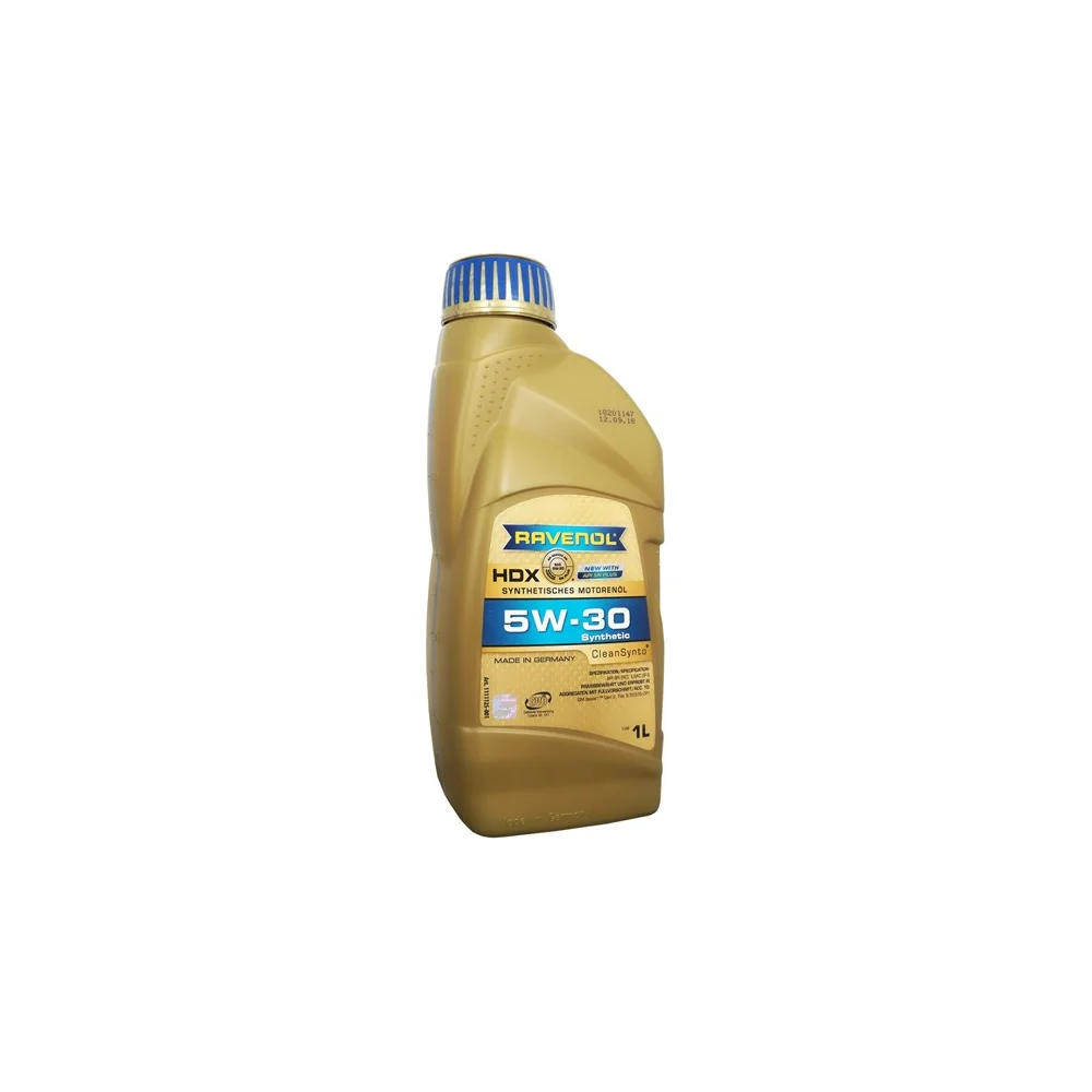 Моторное масло RAVENOL HDX SAE 5W-30 1111125-001-01-999