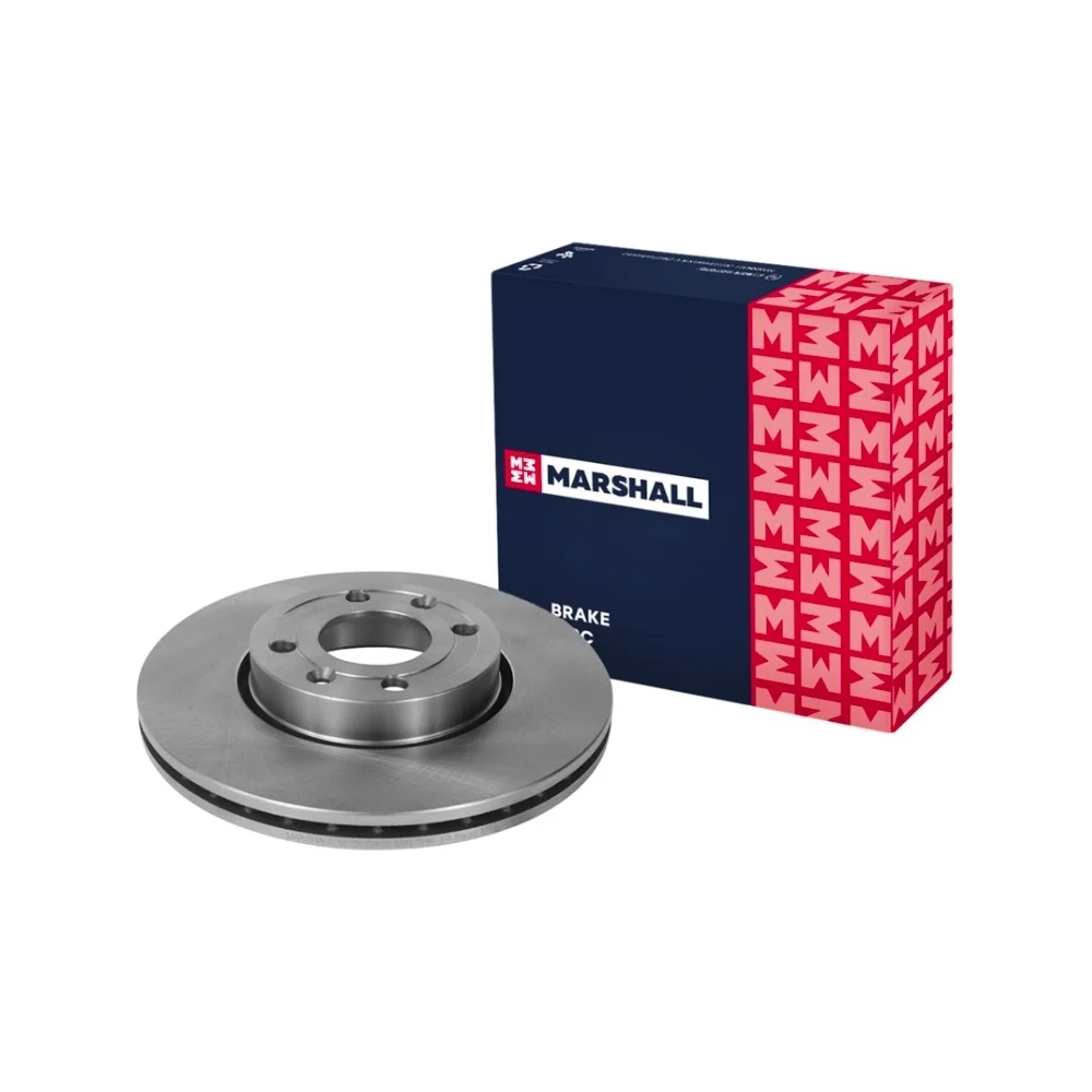 Передний тормозной диск Lada Largus с ABS 12-, Nissan Micra III, V 02-, Renault Clio III MARSHALL M2000405