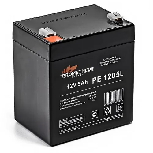Аккумуляторная батарея PROMETHEUS ENERGY PE 1205L для ИБП, 12В, 5Ач