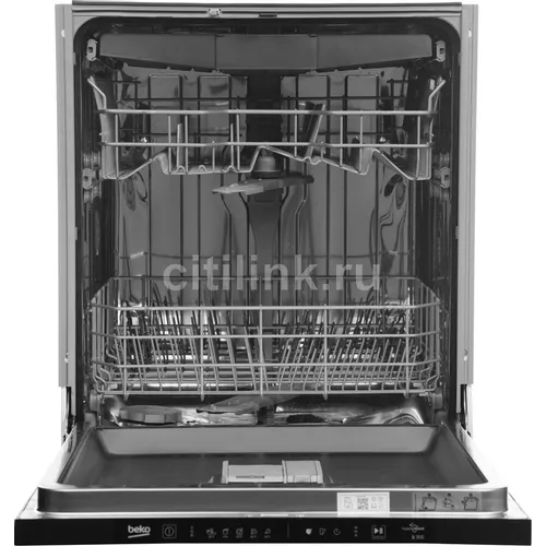 Встраиваемая посудомоечная машина Beko BDIN15531, полноразмерная, ширина 59.8см, полновстраиваемая, загрузка 15 комплектов