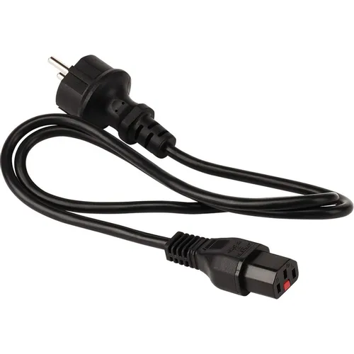 Шнур питания Lanmaster (LAN-PP13L/SH-1.5-BK) C13-Schuko проводник.:3x0.75мм2 1.5м 220В 10А черный