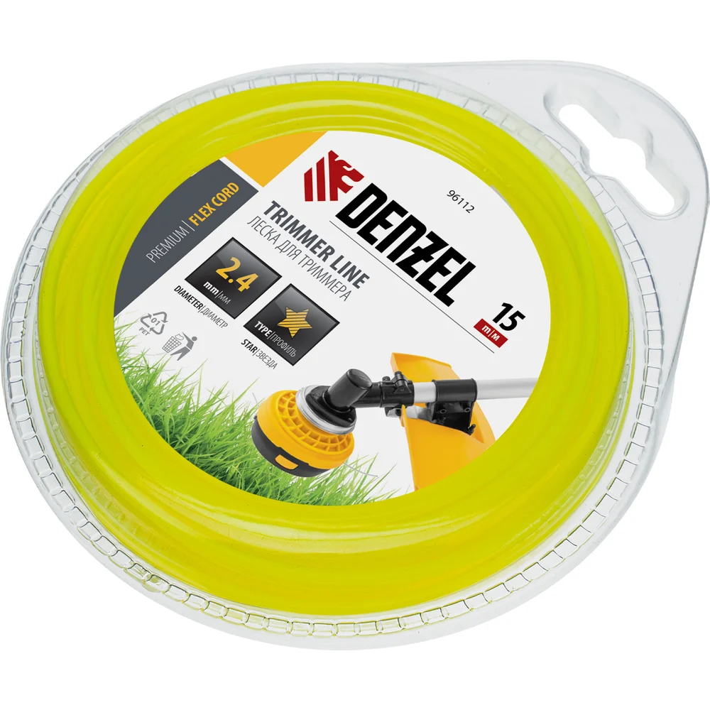 Леска для триммера Denzel FLEX CORD 96112