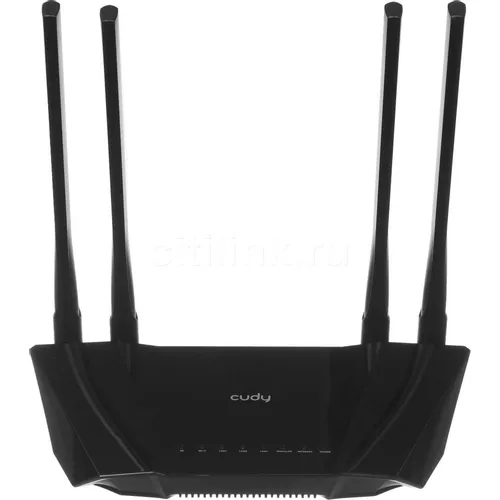 Wi-Fi роутер CUDY LT400, Wi-Fi 4, N300, 2.4ГГц, 3 LAN, 1 WAN/LAN, 3G/4G, черный
