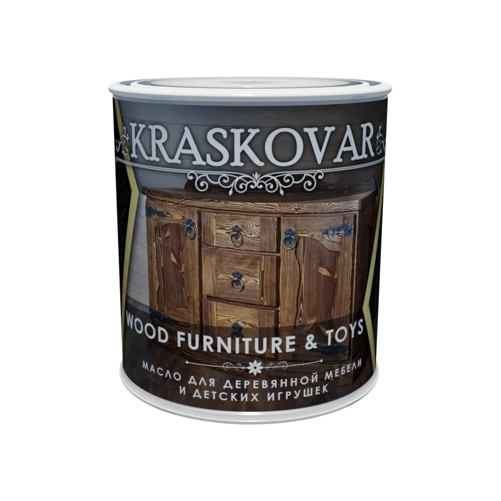 Масло для мебели и детских игрушек Kraskovar Wood Furniture & Toys 1371