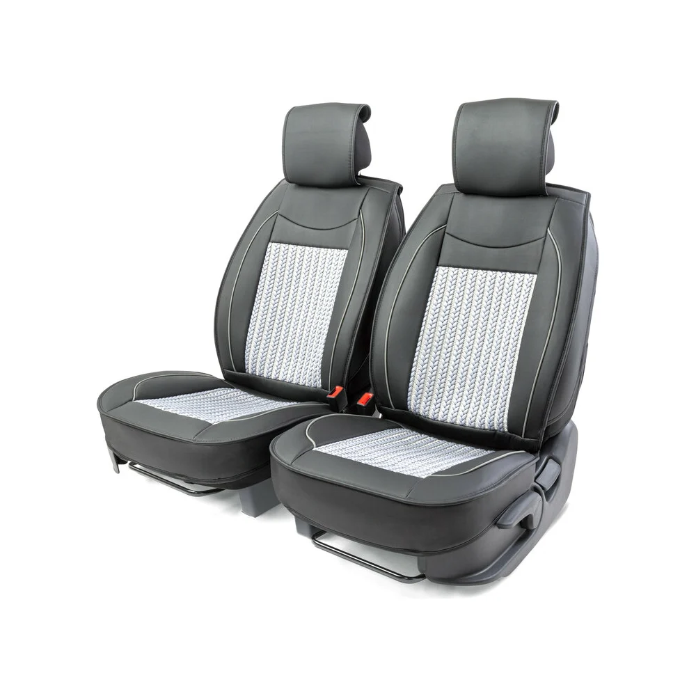 Каркасные накидки на передние сиденья CarPerformance CUS-2072 BK/GY