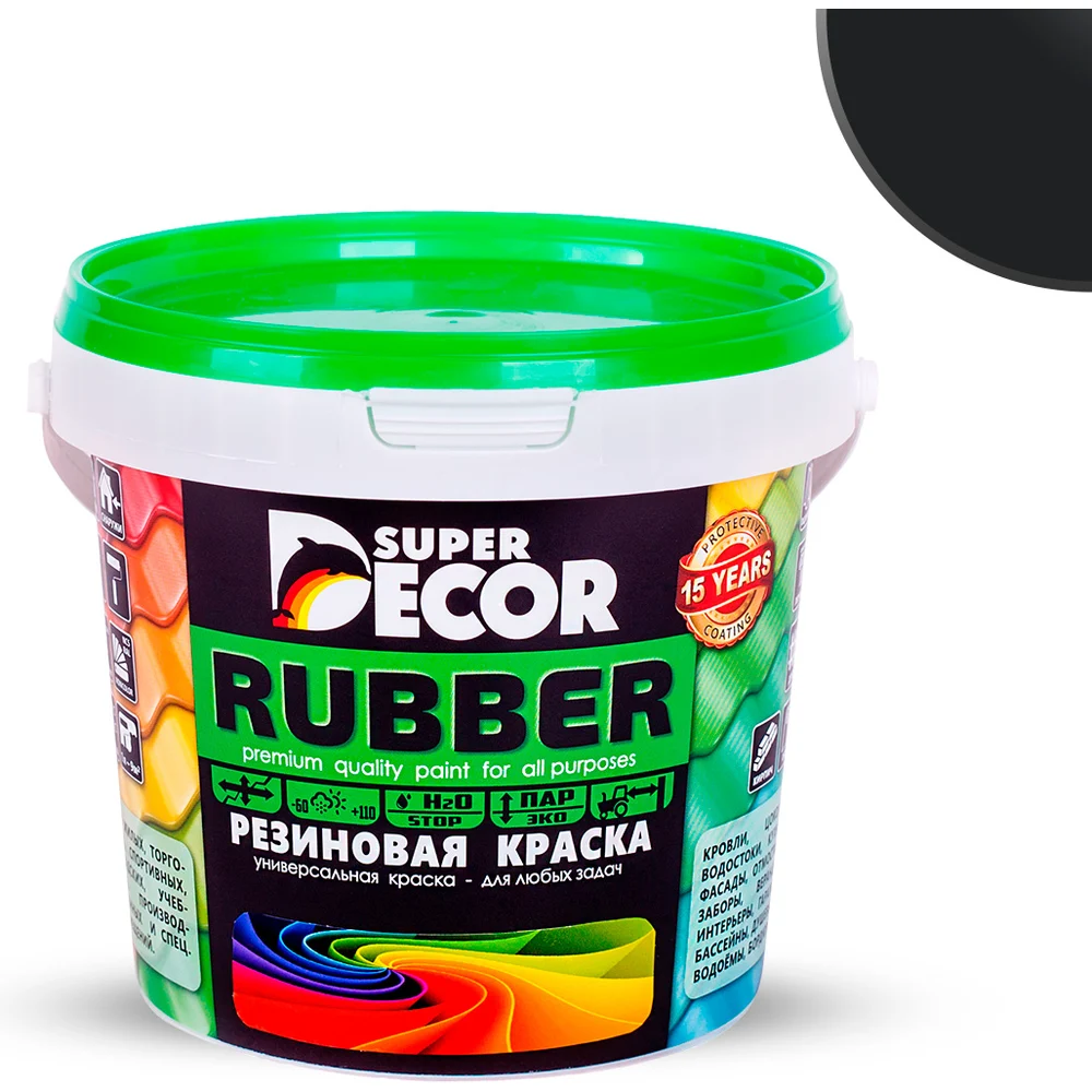 Резиновая краска SUPER DECOR №12 Карибская ночь 4630024700998