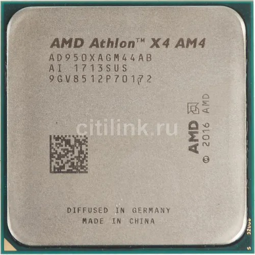Процессор AMD Athlon X4 950, AM4, OEM [ad950xagm44ab]