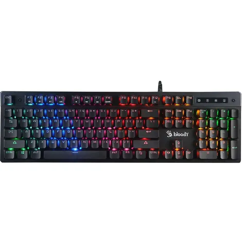 Клавиатура A4TECH Bloody B500N, проводная, USB, мембранная, серый