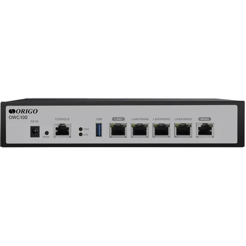 Контроллер ORIGO OWC100/A1A, 1 LAN, 3 WAN/LAN, черный