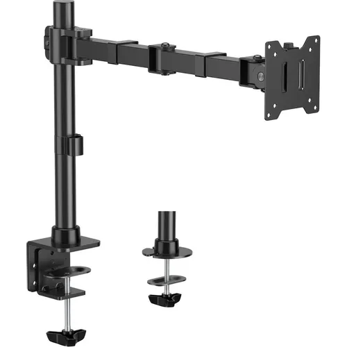 Кронштейн для мониторов Cactus CS-VM-D49-BK, до 49", до 20кг, настольный, поворот и наклон, черный