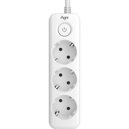 Сетевой фильтр AGNI TP-FD3E, 3м, белый [tp-fd3e-3m-white]