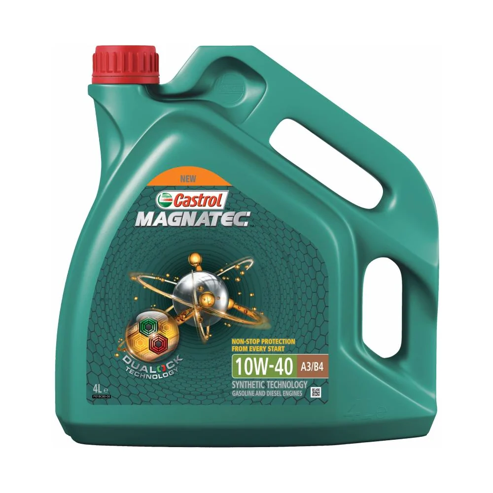 Полусинтетическое моторное масло Castrol Magnatec 10w40 А3/В4 DUALOCK 15CA24