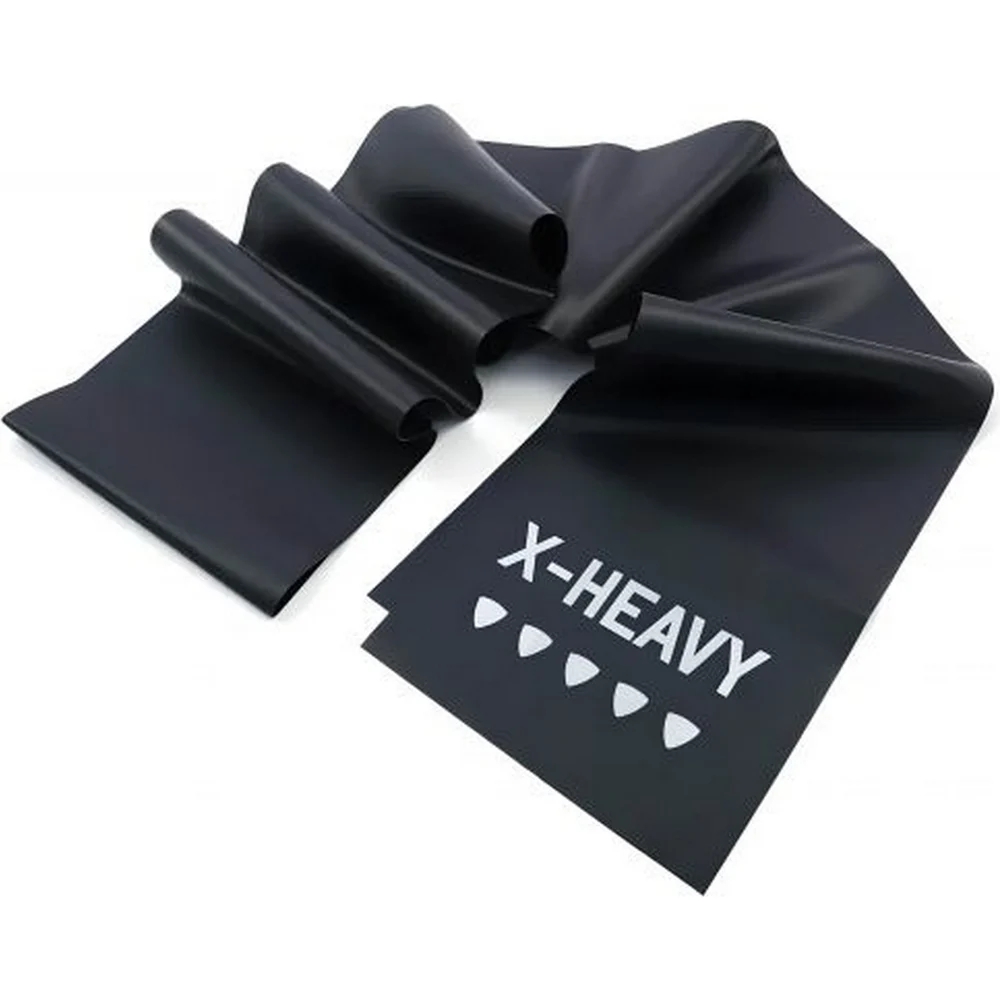 Ленточный амортизатор LivePro Latex Resistance Band максимальное сопротивление, черный Pro NL LP8415-XL-BK 00-00-00