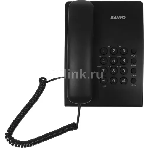 Проводной телефон Sanyo RA-S204B, черный