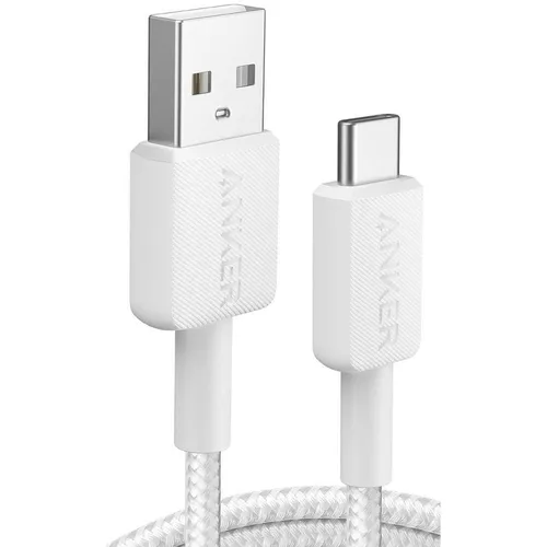 Кабель ANKER 322, USB Type-C (m) - USB (m), 0.9м, MFI, 3A [a81h5g21]