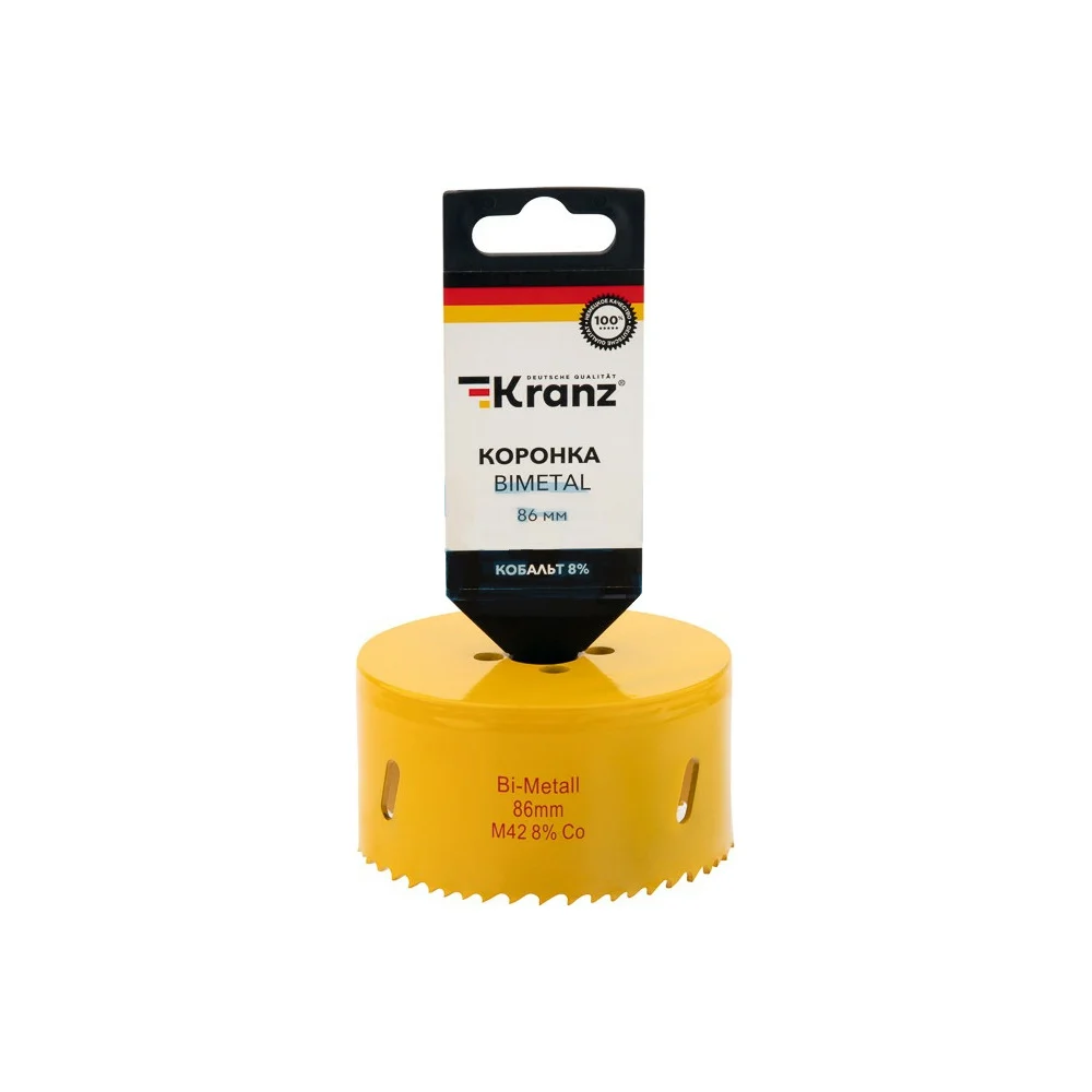Биметаллическая коронка KRANZ KR-92-0241